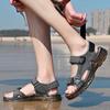 Top Layer Cowhide Sandals Summer New Non-Slip Thick Bottom Outdoor Beach Shoes Tendon Bottom Versatile Casual Shoes for Men