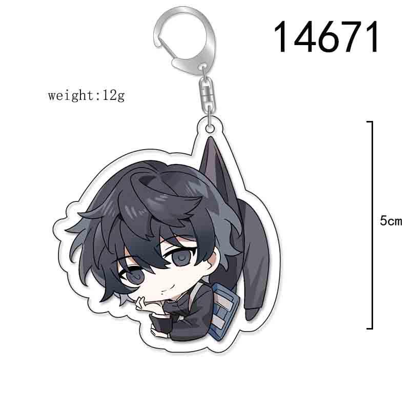 Chainsaw Man Pochita Acrylic Keychain Anime Figure