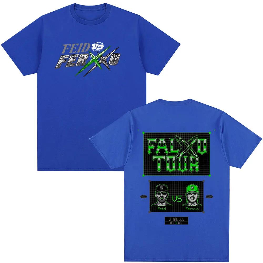 Rapper Feid Ferxxo Tour 2026 Merch Tshirt Unisexs Women Clothing Fashion Hip Hop Tshirts 100 Cotton Casual Short Sleeve T Shirts