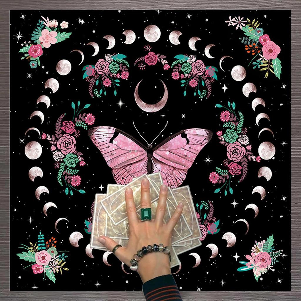 Astrologie Tarots Tisch Altar Tuch Metaphysische Brettspiel Matte Pendel Wahrsagung Altar Tischdecke Brettspiel Karte Pad