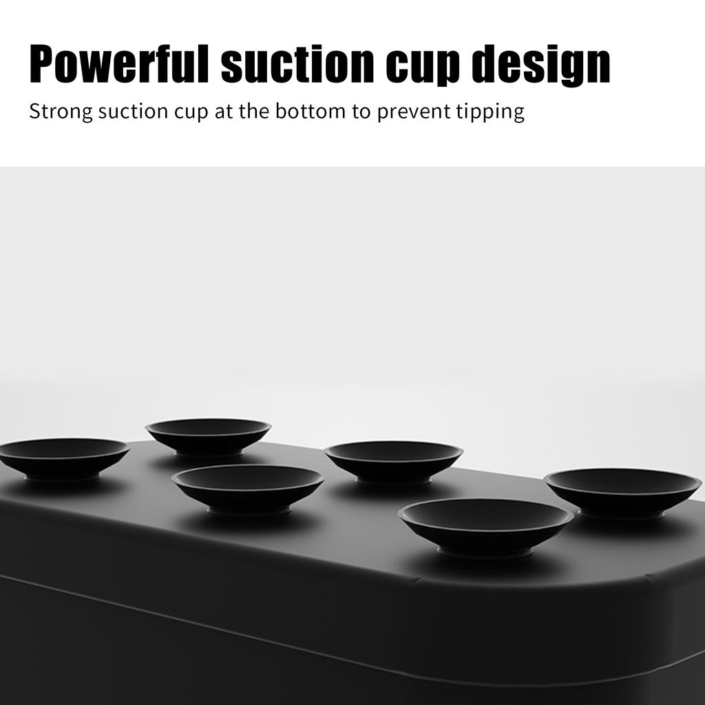 Toothbrush Holders for Bathrooms 5 Slots Tooth Brush Organizers Toothpaste Storage Holder Countertop Suction Cup Organizers New