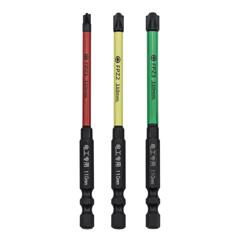 

Биты крестовой отвертки для битов отвертки электрика ФПЗ1-3 с прорезями