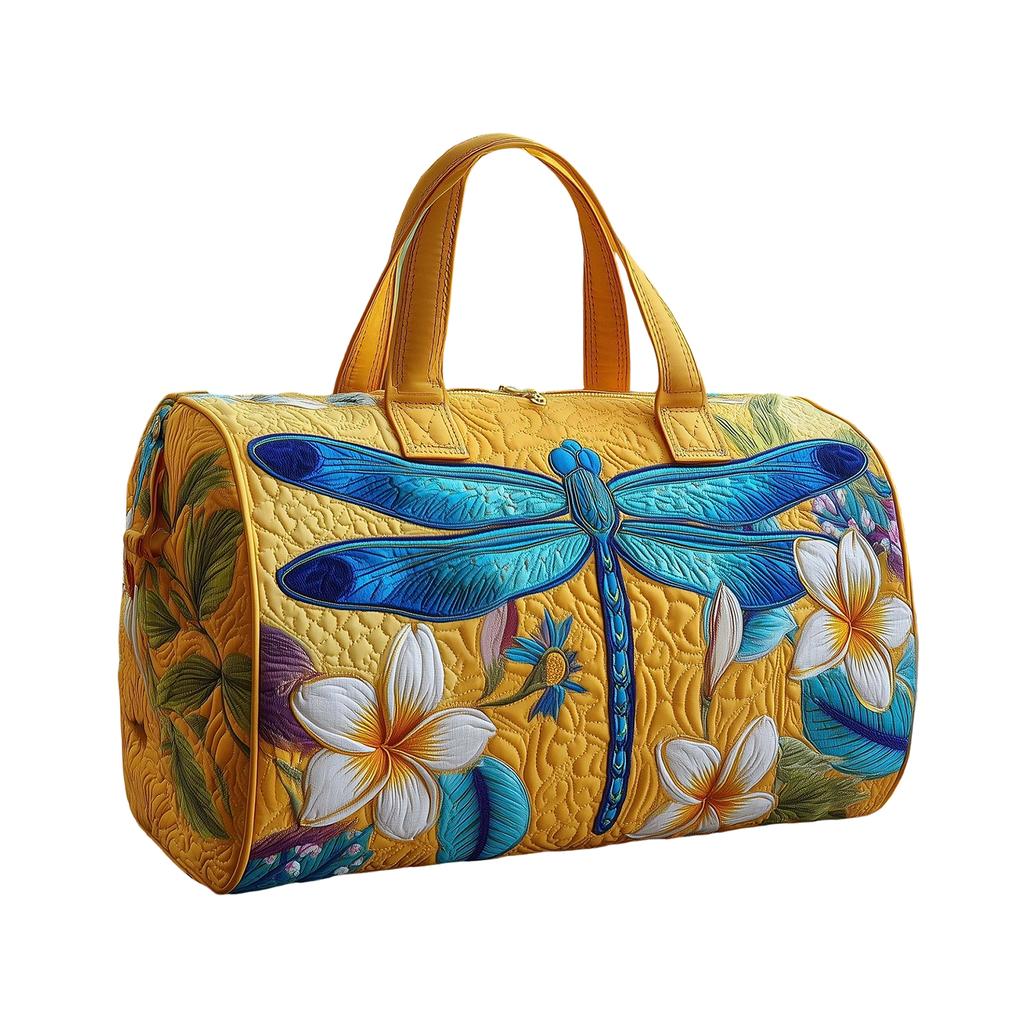 Borsa da Viaggio Trapuntata Imbottita Serie Floreale 3D Borsa Yoga da Donna alla Moda Stampata Borsa a Mano