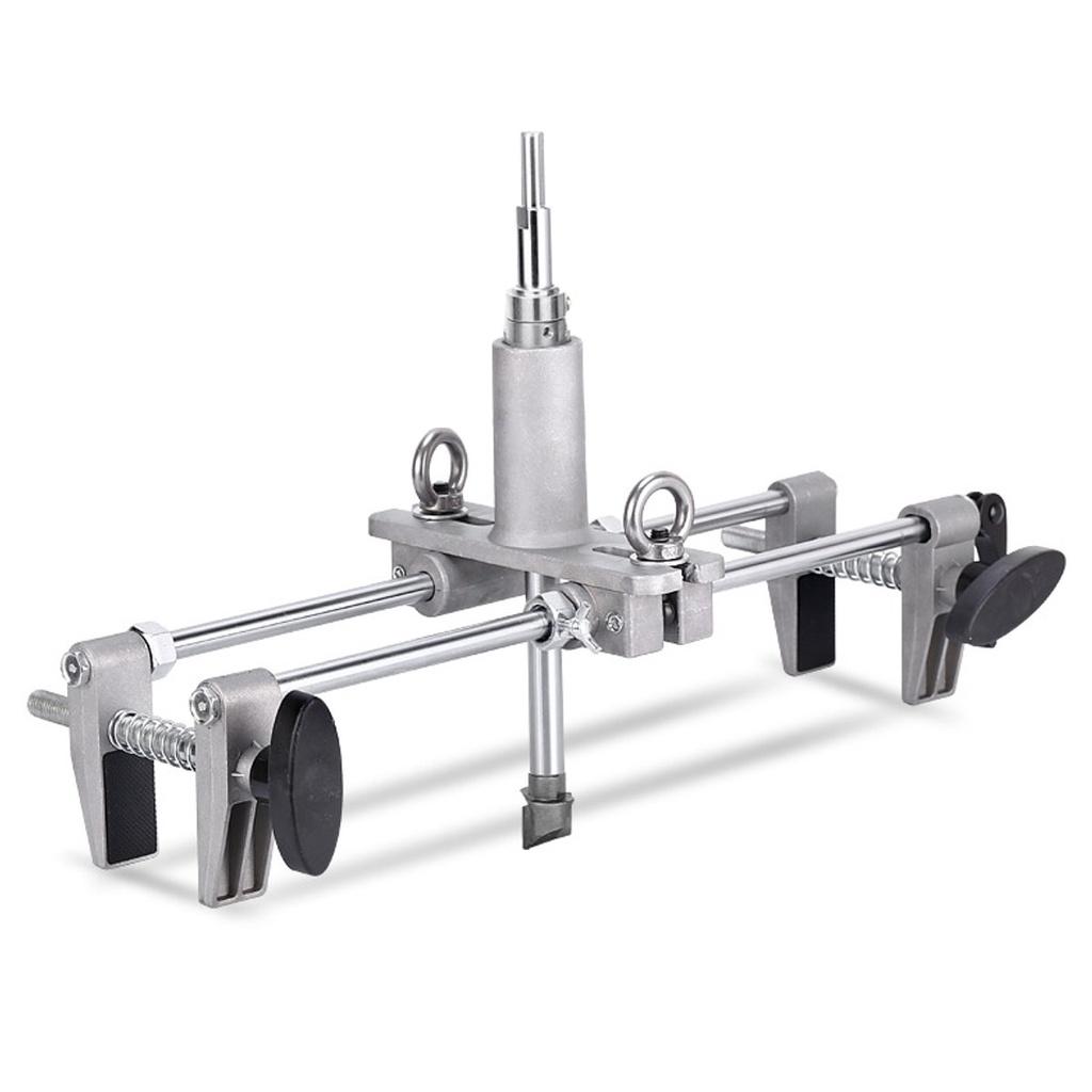 Silver Professional Mortice Lock Fitting Jig Wood Cutters Chisel Door Morticer Kit 18/22/25mm Locksmith Woodworking Maintenance Tool