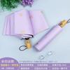 Female Student Print Foldable Dual-Purpose Sun-Proof Umbrella