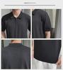 Men's Summer Casual Polo Shirt - Solid Color, Lightweight, Loose Fit, Lapel, Short Sleeves