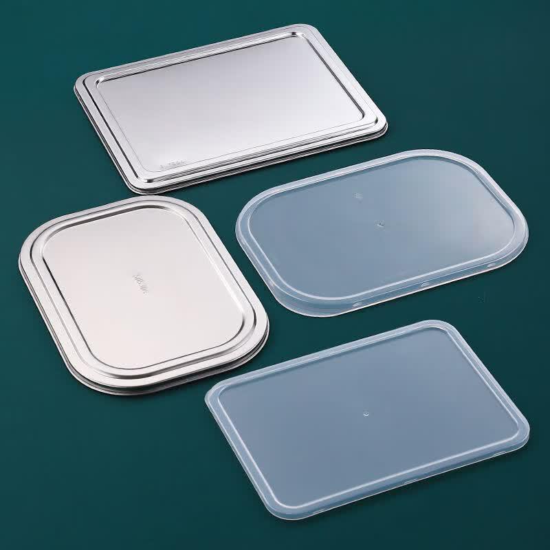 Thickened Stainless Steel Cafeteria Tray