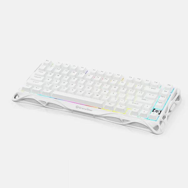 GravaStar Mercury K1Lite RGB Mechanical Keyboard Hot Swappable Gaming Keyboard Linear Switches RGB Wireless Gaming Keyboard