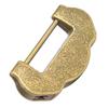 Zinc Alloy Antique Lock Ming Qing Dynasty Retro Style Door Cabinet Lock with TasselBronze