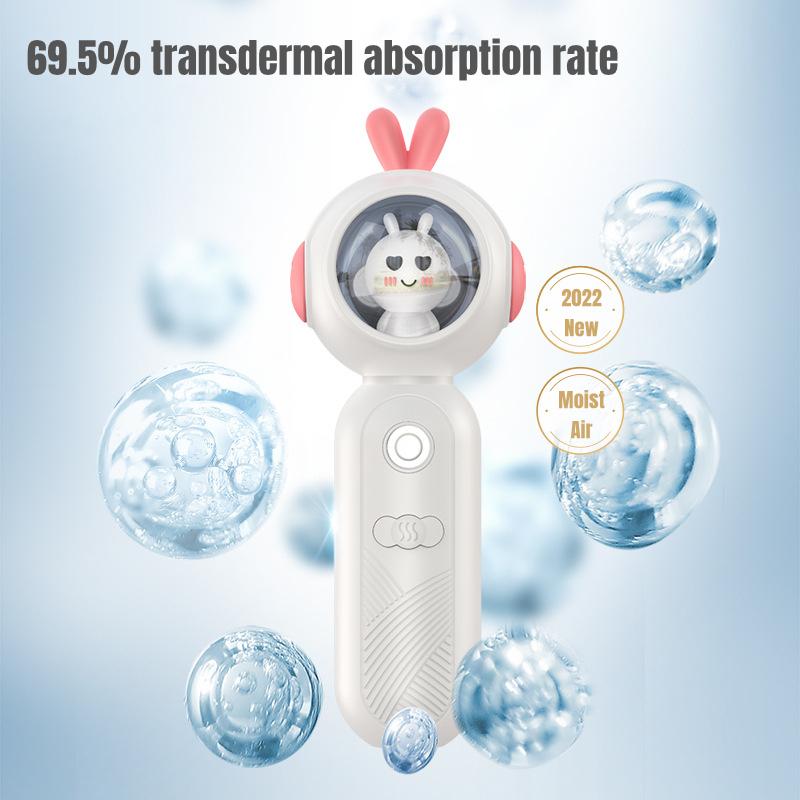Lovely Rabbit Facial Humidifier Moisturizing Device Mini Portable Rechargeable Perfume Aroma Diffuser Face Mist Maker Fogger