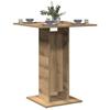 VidaXL Table de bistro chêne artisanal 60x60x75 cm bois d'ingénierie 856023