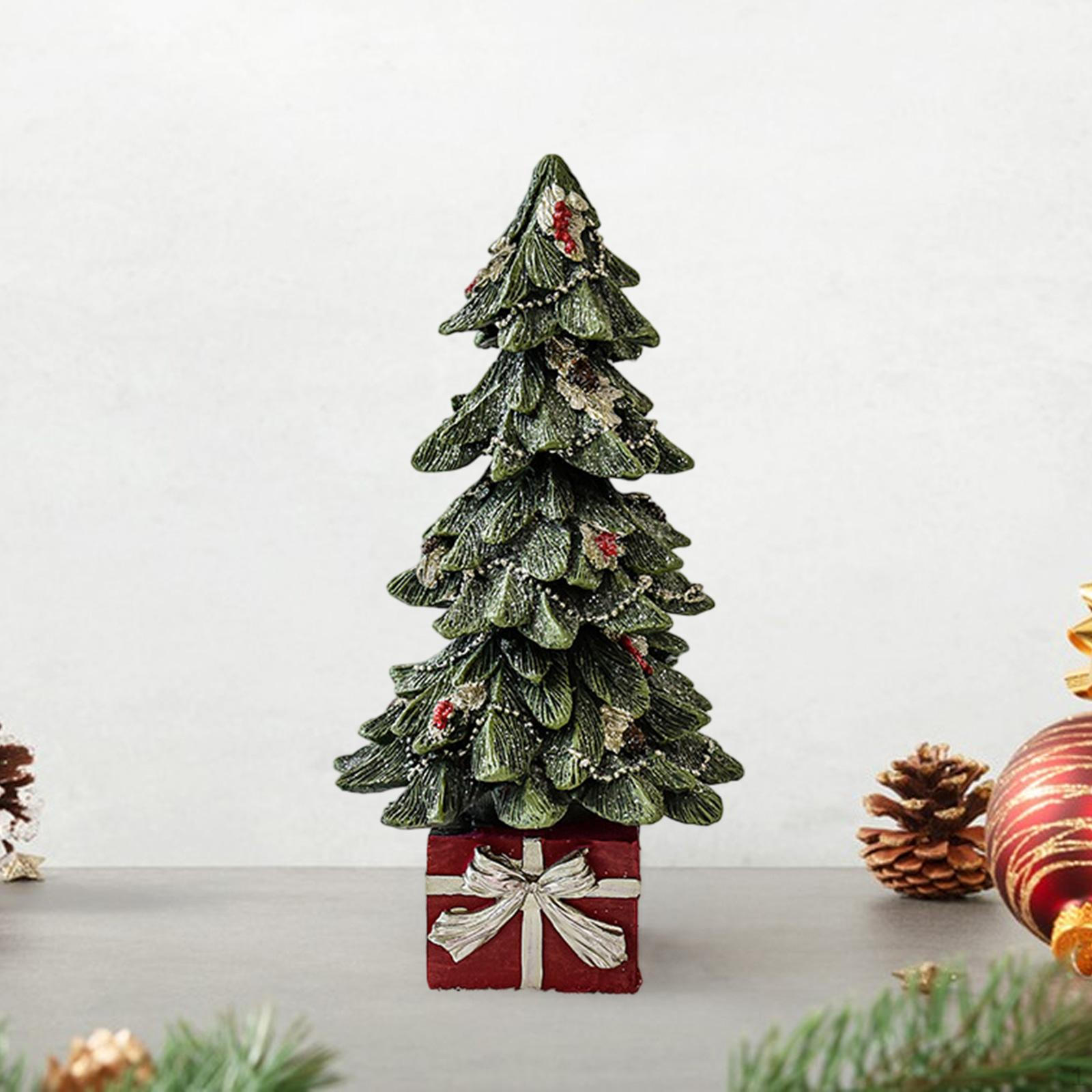 

Рождественская елка фигурка настольное украшение подарочная коллекция статуэтка скульптура S