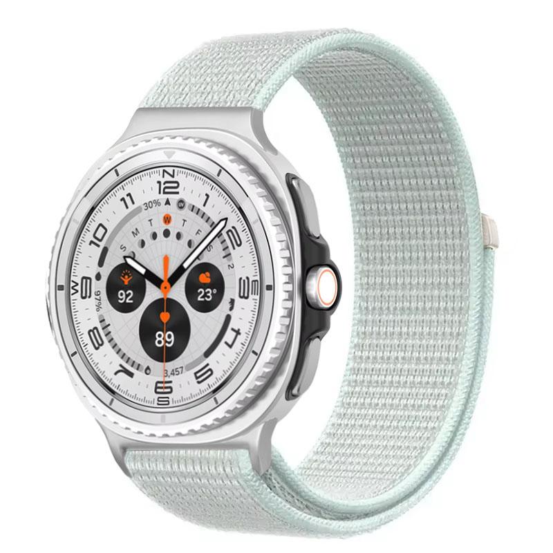 Official Nylon Loop Strap For Samsung Galaxy Watch 8 40mm 44mm Metal Connecting Bracelet Galaxy Watch 8 Classic 46mm Wristband