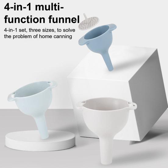 Küchentrichter zum Befüllen von Flaschen Küchentrichter mit abnehmbarem Siebfilter BPA-frei