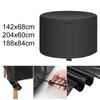 Outdoor Table Cover Round Furniture Cover Adjustable Drawstring Compact Storage Bag Easy To Clean Material Patio Decoration