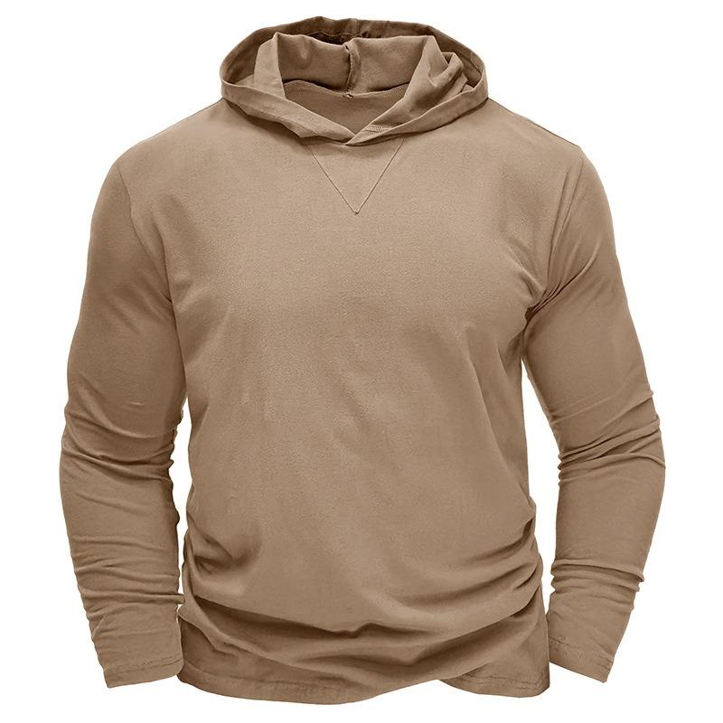 Sports Mens Shirts Long Sleeve T-Shirt Outdoor Hoodie Tops Casual Sweatshirts