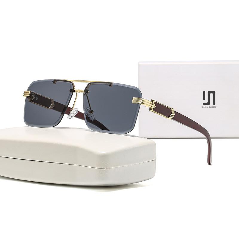 Spring 2025 Classic Metal Frame Womens Sunglasses With Uv400 Protection For Outdoor Fashion