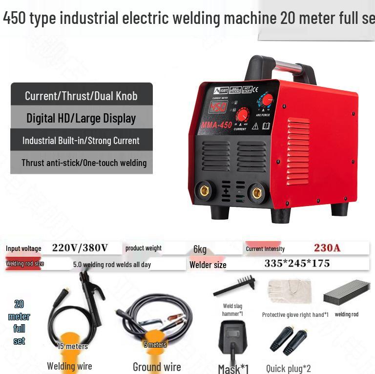 Naisunjia Dual Voltage MMA-450 High Power Welder 220/380V