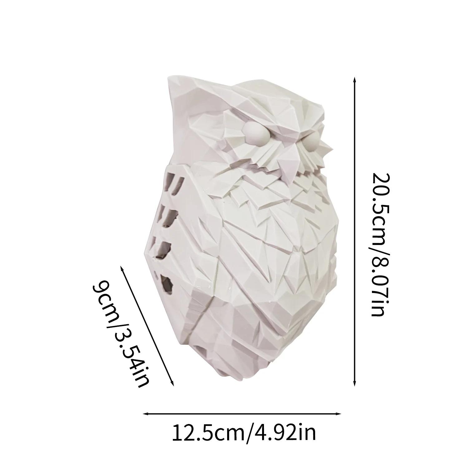 

Настенный светильник в виде птицы, проектор в форме совы и орла, современный креативный атмосферный бра, 3D-печатный корпус, животное освещение, люстра