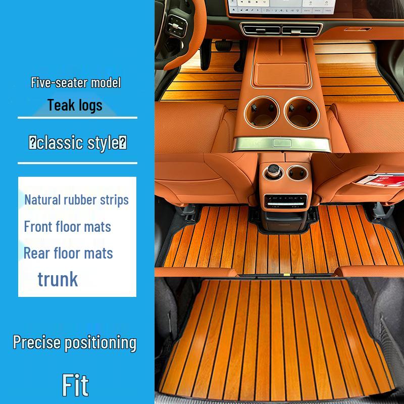 Ideal L8/L7/L6/L9 Solid Wood Floor Mat Pad for Cars