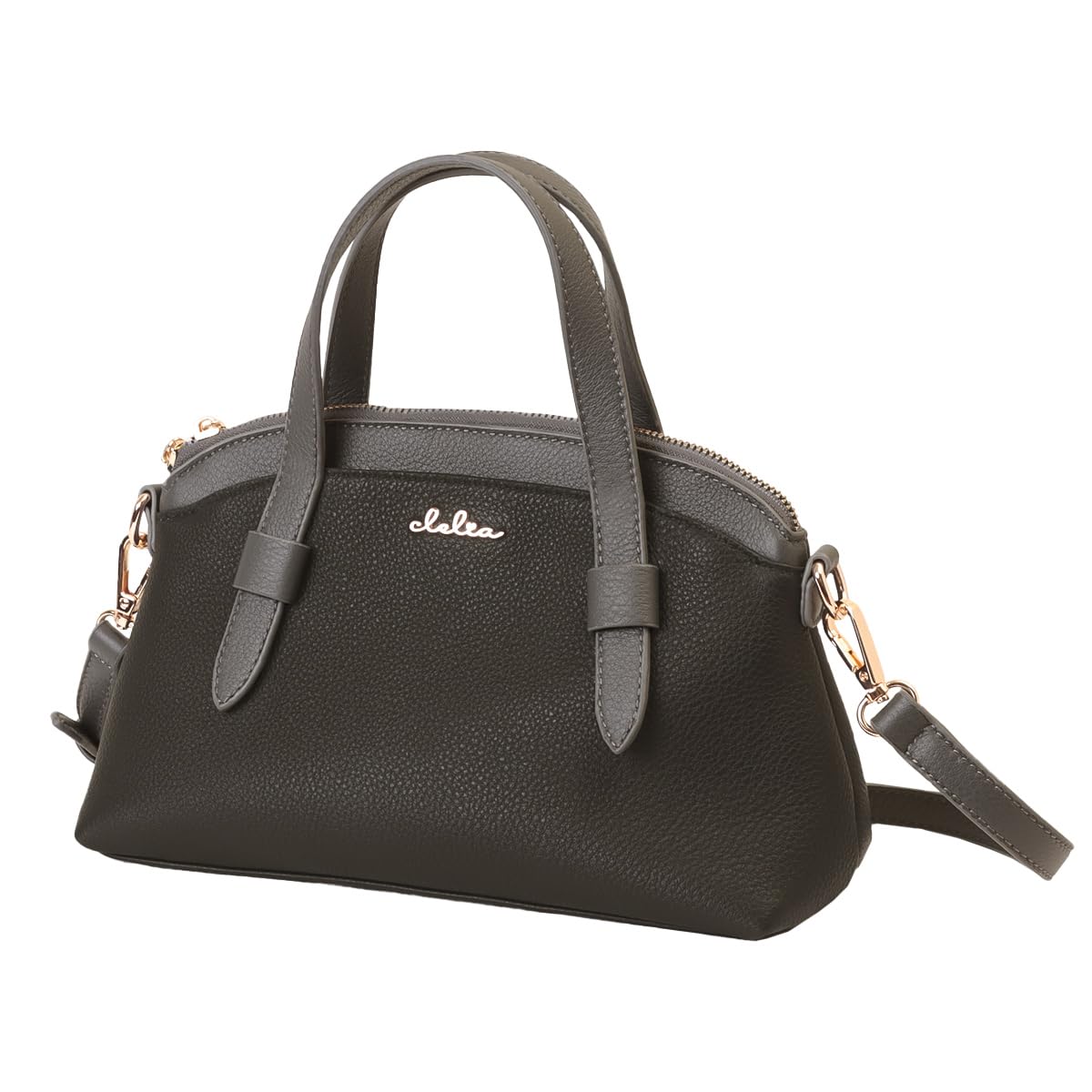 

Shoulder Bag Genuine Leather Small 2way Crossbody Handbag Grage Series [Cleria] Women s [CL-51001] (Mature Black)