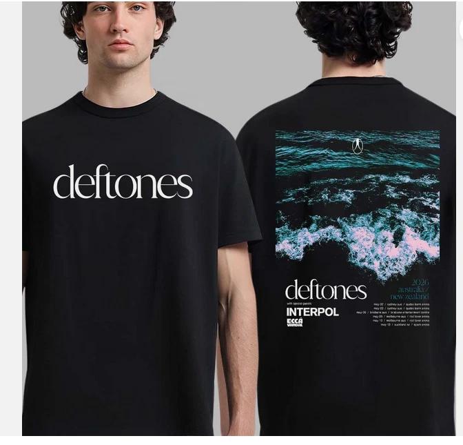 Deftones 2026 Australia New Zealand Schedule Dates Unisex T-Shirt. 3XL