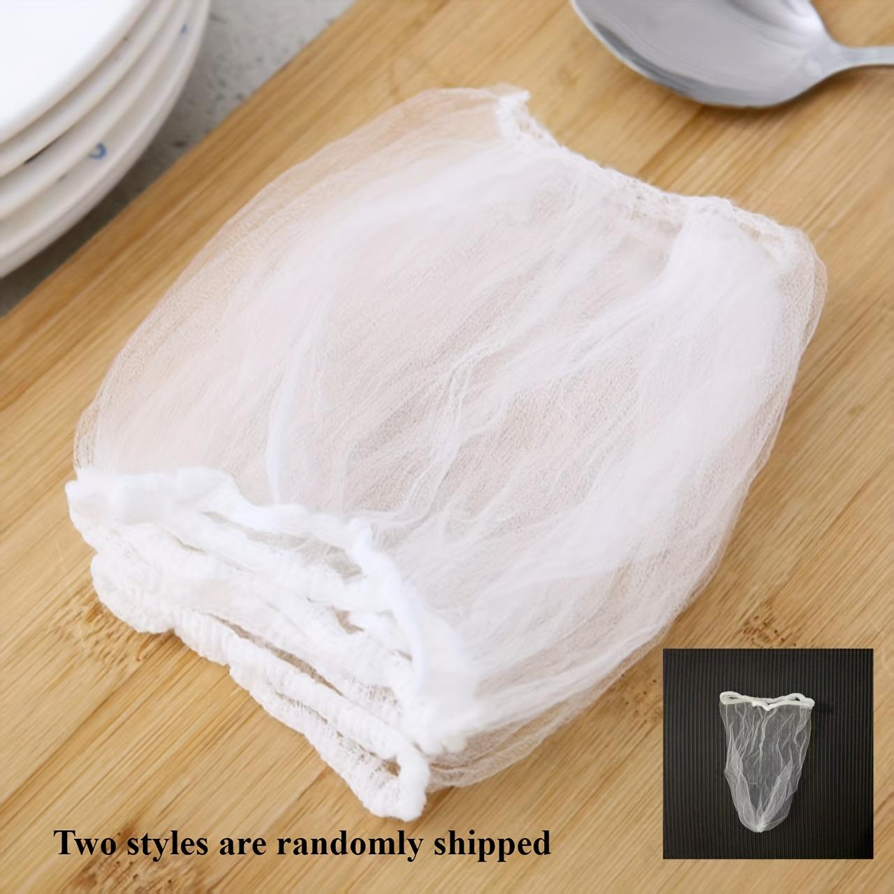

30pcs/bag Large Capacity Disposable Kitchen Sink Strainer Mesh Bag for Collecting Food Waste and Leftovers