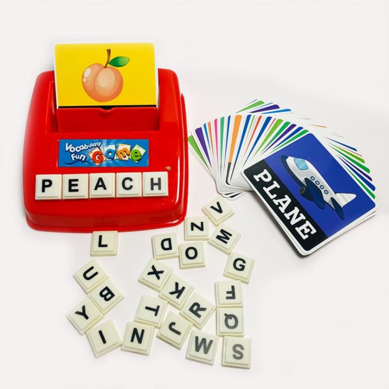 English Alphabet Spelling Letter Game Early Learning Educational Toy Kids Gifts