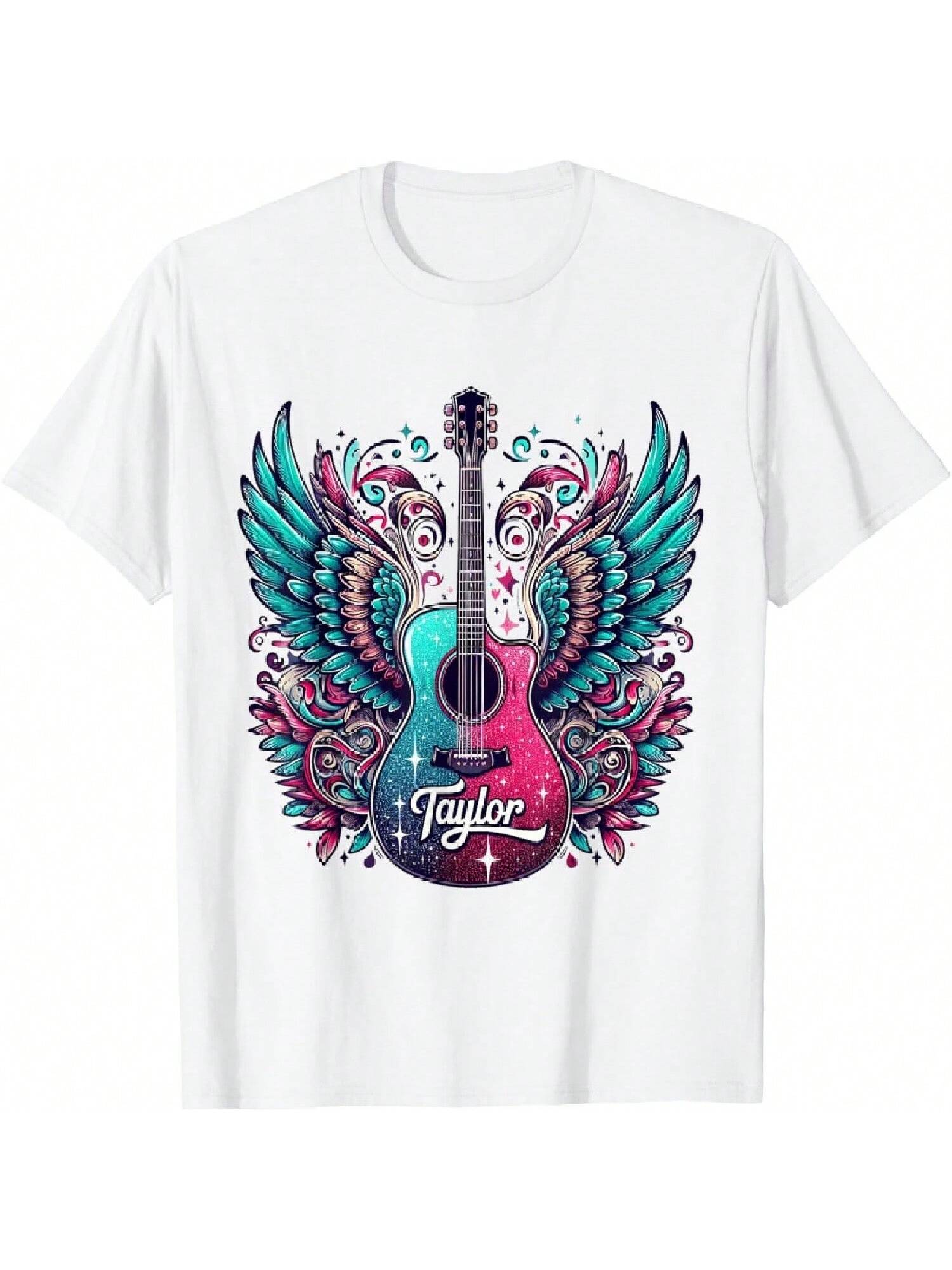 Girl Retro Taylor First Name Personalized Groovy 80 s T-Shirt S разноцветный