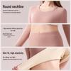 Oudifen Women's Thickened Wool Silk Thermal Underwear Set