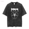 NWT Pentagram Relentless Band Metal Schwarz Herren T-Shirt Größe S 5XL Vintage Gewaschen Grafik Bequem Gestreckt Streetwear