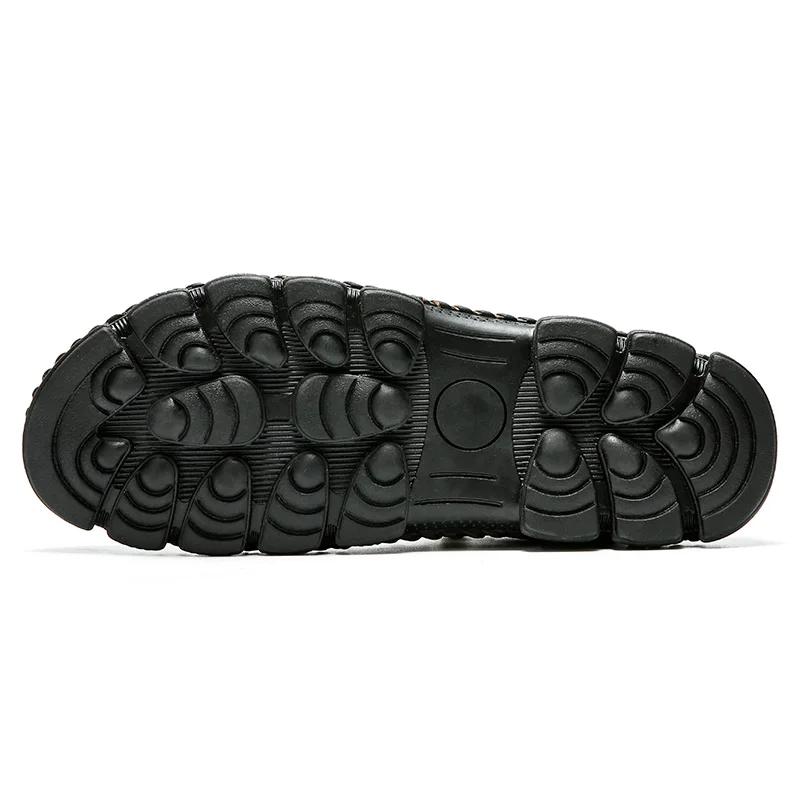 Handmade Leather Mens Shoes Comfortable Outdoor Hiking Casual Shoes Male Loafers Moccasins Driving Shoe Big Size 38-48 Hombre