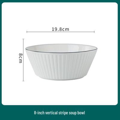 ZISIZ Modern Dinnerware Bowl Set