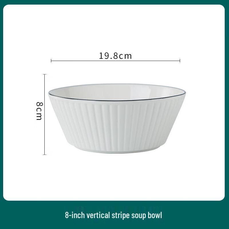 

ZISIZ Modern Dinnerware Bowl Set