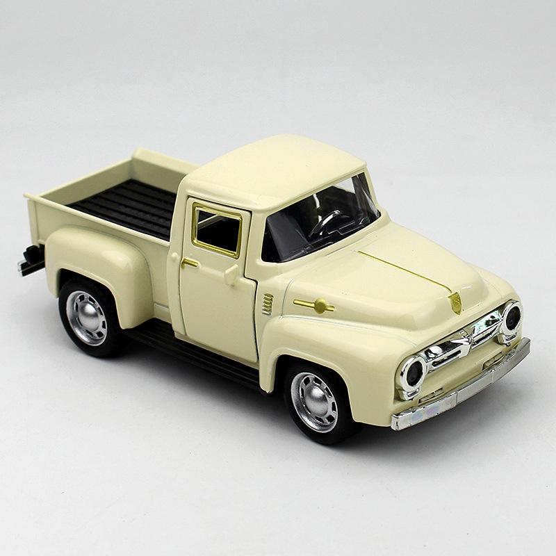 Alloy Car Model Vintage Truck For Christmas Home Office Desktop Decoration Children Gift Decorations Template Car Models