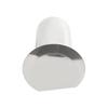 Universal 2.5L Fuel Surge Tank with Swirl Pot AN6 Out AN8 Dome Oil Catch Can Tank Aluminium Alloy Silver Polished