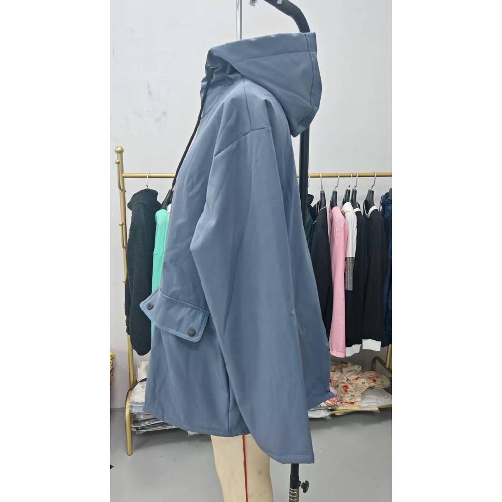 New Arrival Fleece Lined Hooded Windbreaker, Waterproof Windproof Outdoor Jacket for Autumn Winter, European American Style