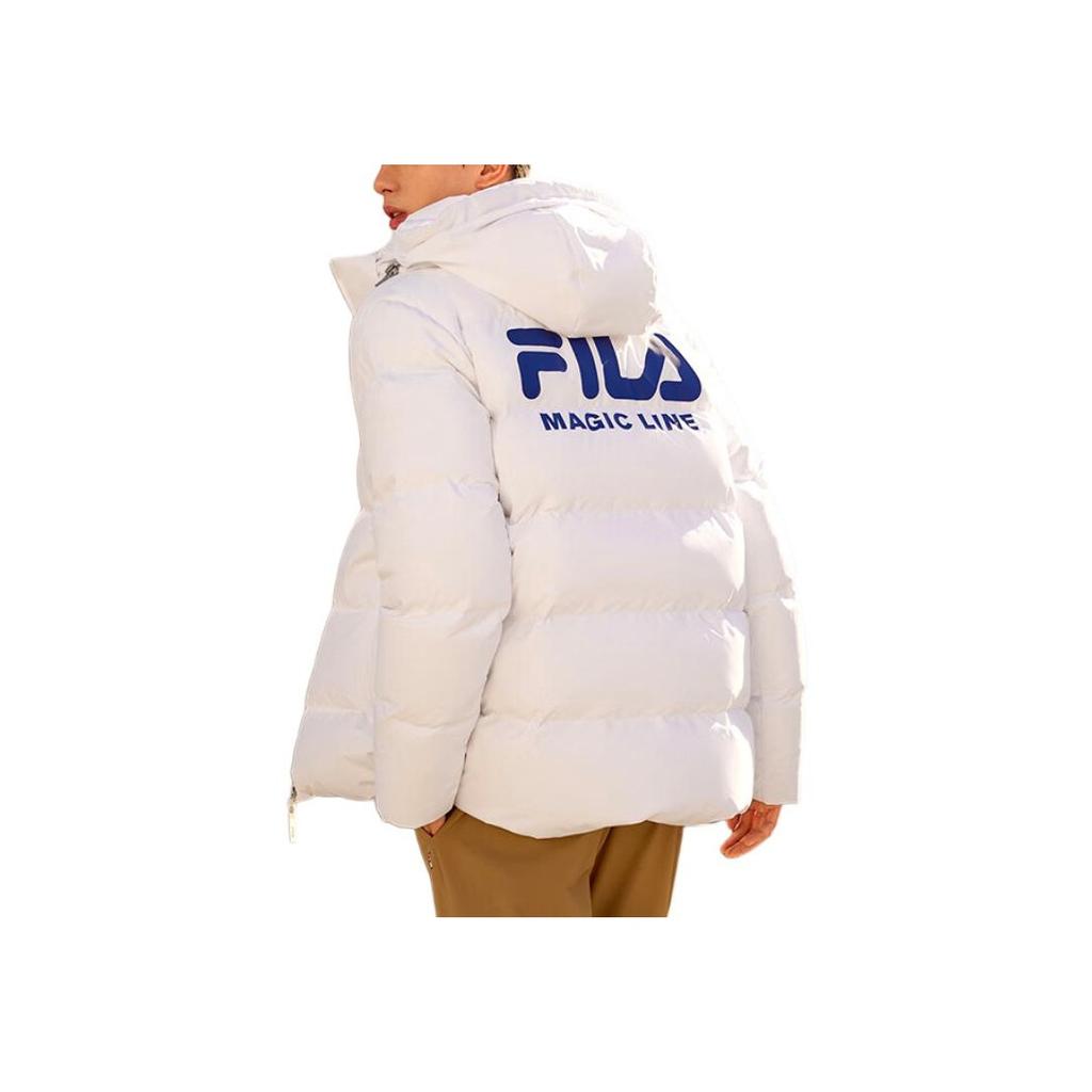 New FILA ORIGINALE Down Jacket Unisex Standard White F51M449901A-WT