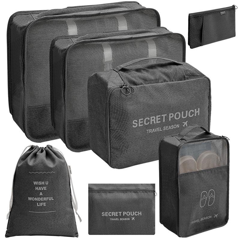 

Набор из 7 предметов для хранения в путешествиях и органайзер для макияжа