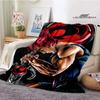 Coperta con stampa cartone animato Thundercats Coperta calda per bambini Coperta con flangia t Coperta da viaggio per la casa fodere per letto Regalo di compleanno
