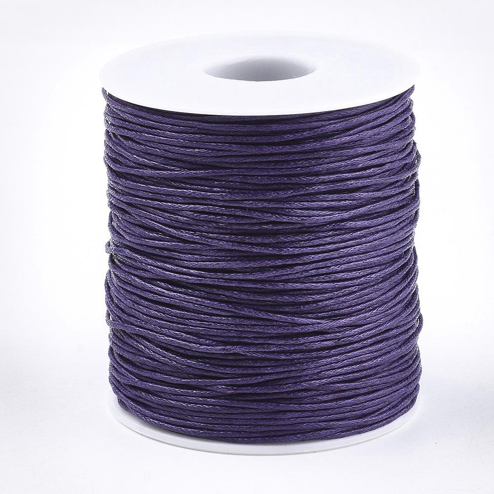 Wenwan Korean Wax Thread Leather Cord for DIY Bracelet and Necklace Crafting
