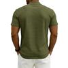 Men's Slim, Lightweight And Breathable Sports Zipper Shirt - Men's American- Casual Short-sleeved Top