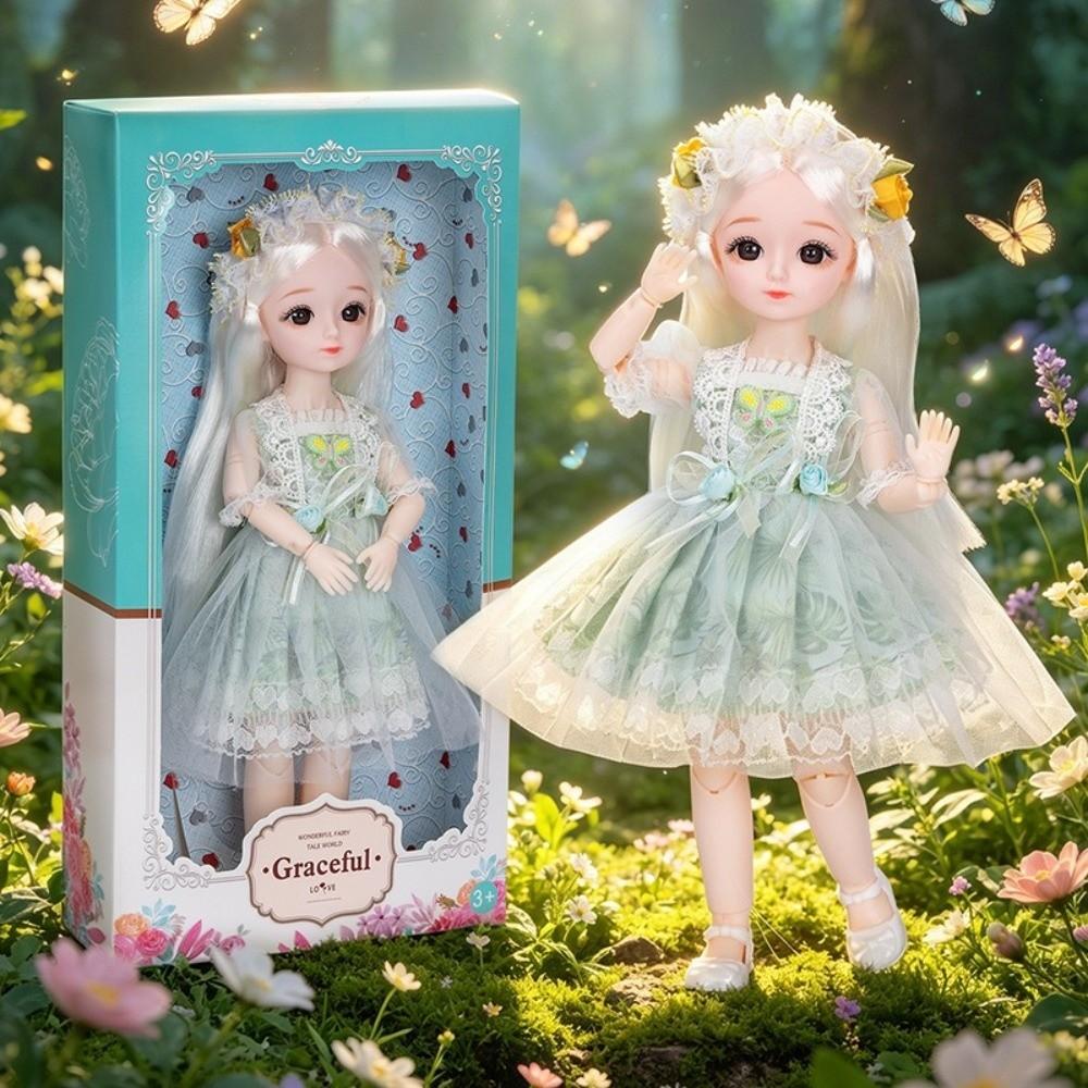 Cute Face BJD Doll Movable Joints Dress Up Doll Fashion Doll Princess Doll Birthday Gift