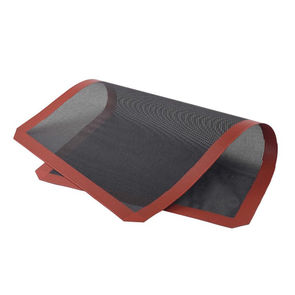 Silicone Baking Hollow Mat Pad Non-Stick Baking Breathable Glass Fibre Oven Sheet Liner for Cookie Bread Biscuits Home Kitchen Baking Tools