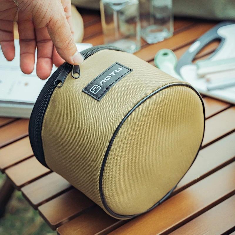 1 PCS Large Capacity Outdoor Picnic Camping Bag, Foldable Portable Cooking Utensil Storage Bag, Lightweight And Multifunctional