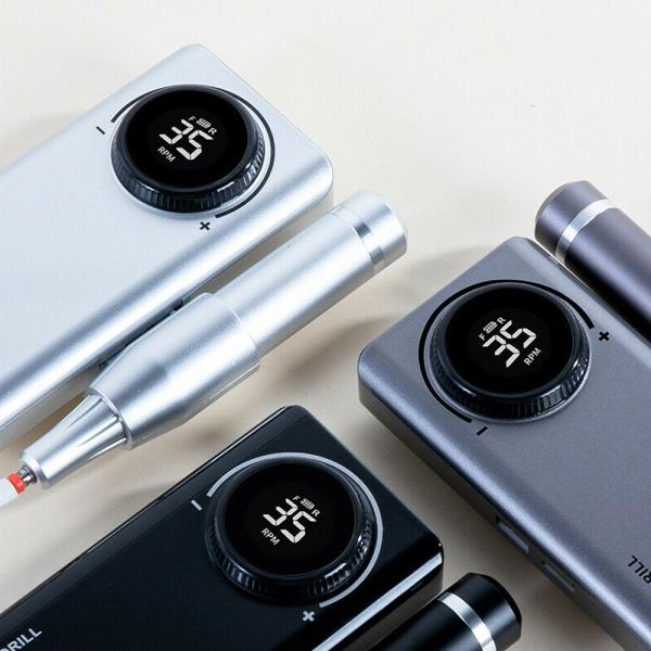 30000RPM Tragbare Wiederaufladbare Elektrische Nagel Bohrer Bits Maniküre Maschine Stift Pediküre 6 Bits Bohrer Mühle Cutter Maschine Nagel Kit