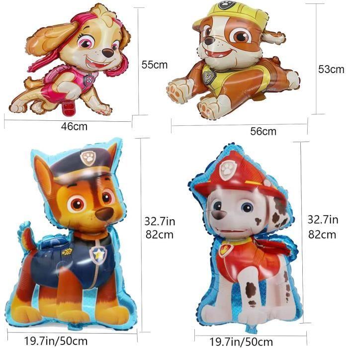 Ensemble de fête - pat' patrouille - anniversaire - 20 ballons latex - 5 ballons aluminium - réutilisables