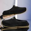 Fashion 2025 Spring Concise Design Fashion Trend Casual Half Slippers for Men Soft Soled Comfortable Slip on Beach Mules Chunky Draggers