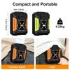 5000mAh Waist Clip On Fan Power Bank Mini Electric Fans Waist Mounted Fan  Construction Site