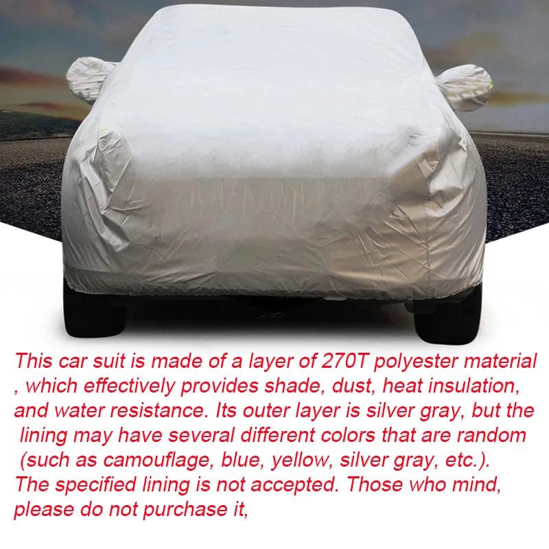 Car Cover Rain Frost Snow Dust Waterproof Auto Accessory For Mercedes-Benz EQA H243 EQB X243 EQC N293 EQE V295 EQS SUV V297